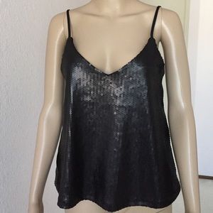 NWT Material Girl Sequined Tank