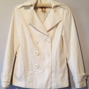 White peacoat!