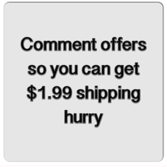 Hurry only 1.99 for shipping