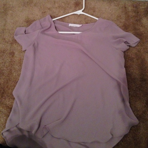 Taupe flowery too never worn