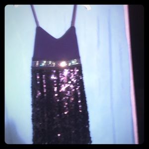 Free People..Spaghetti Strap Sequin Tank Top Dress