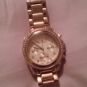 Rose gold watch