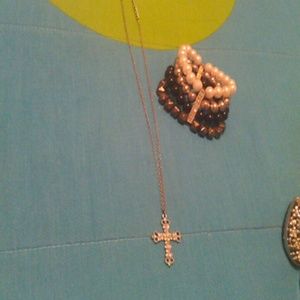 Gold Beaded Braclet and Necklace combo