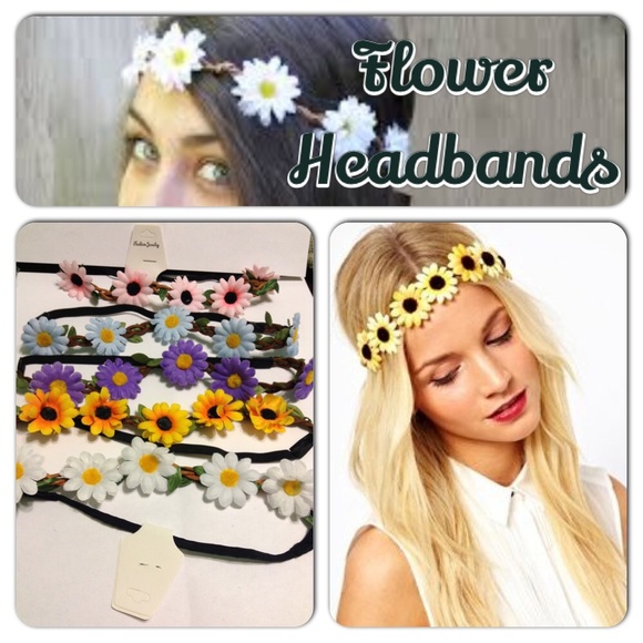 🆕 Pretty White Flower Headband - Picture 4 of 4