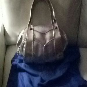 Stuart Weitzman   leather gold & silver reptile