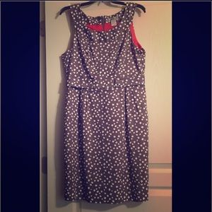 Gray and white dress!