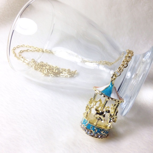 Gold Carousel Necklace
