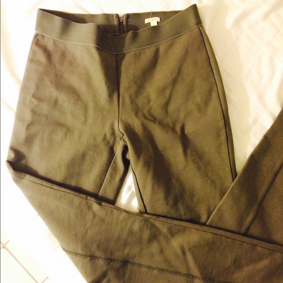Olive green J.Crew Pixie pant