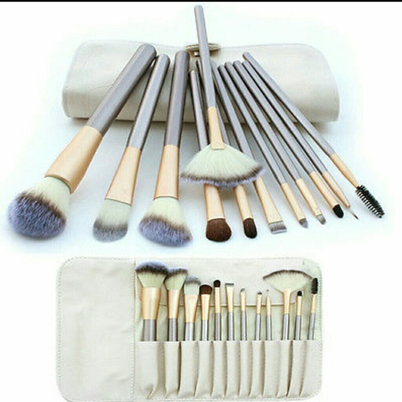 NEW!! 12 piece makeup brush set!