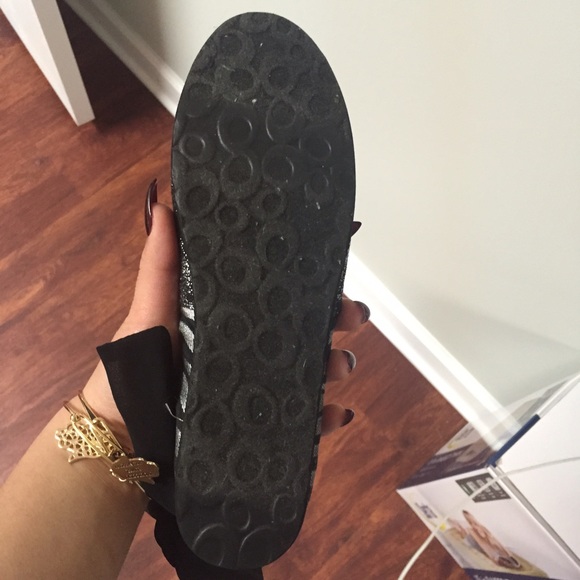 Metallic zebra prints ballerina flats - Picture 4 of 4