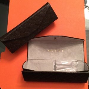 REDUCED Authentic Gucci eyeglasses cases  foldable