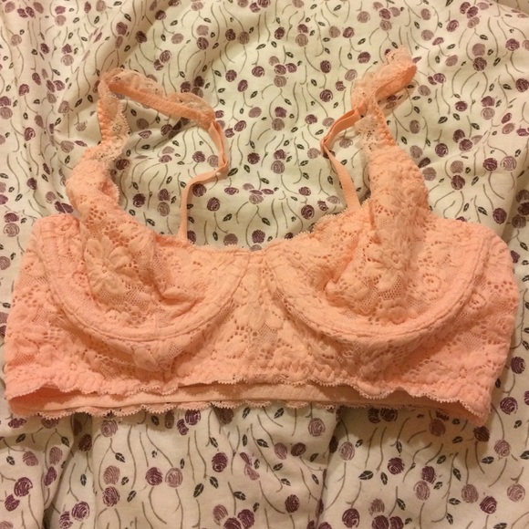 Aerie Peach Underwire Bralette