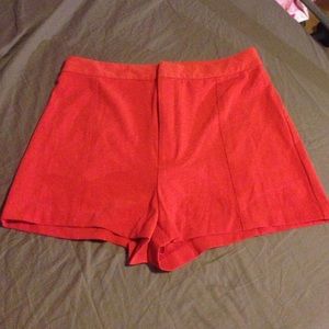 Cooperative Red Trouser shorts