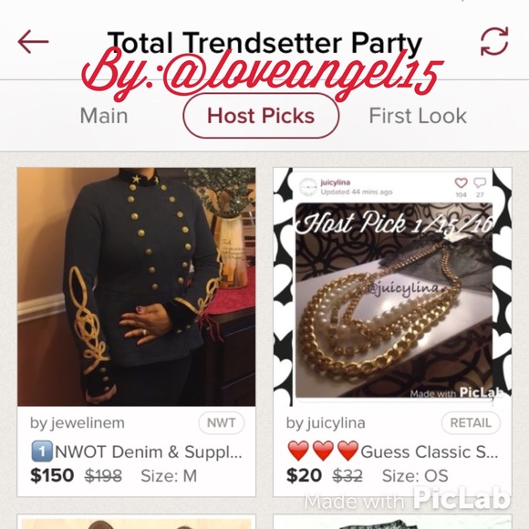 ❤️🎉HP 1/16🎉❤️Guess Classic Statement❤️Necklace - Picture 3 of 4