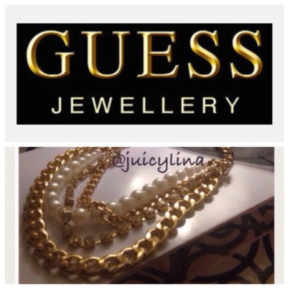 ❤️🎉HP 1/16🎉❤️Guess Classic Statement❤️Necklace - Picture 2 of 4
