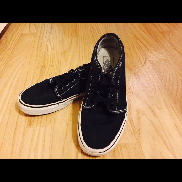 Vulcanized Black Vans