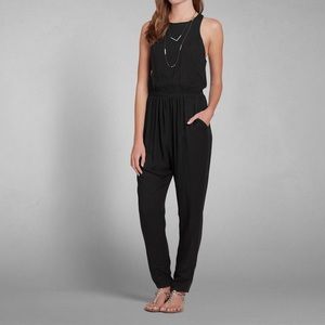 Abercrombie and Fitch black jumpsuit