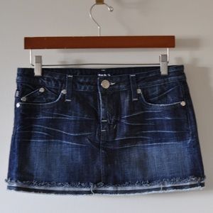 Rock & Republic Vetter Ruckus Denim Skirt - Sz 27