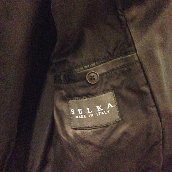 Authentic SULKA  leather jacket - Picture 3 of 3