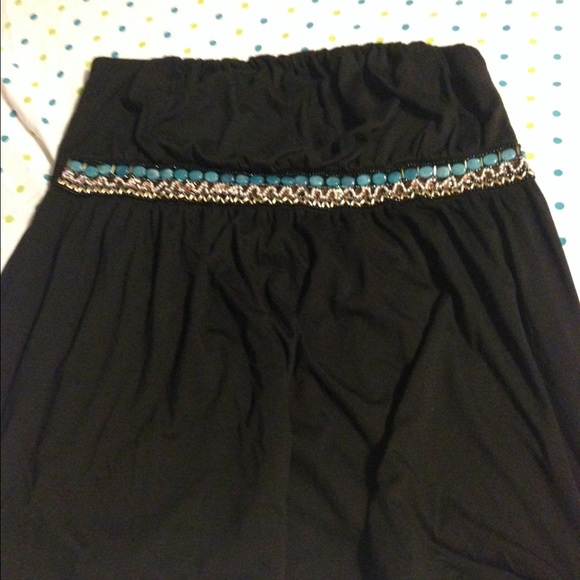 Torrid tube top with beaded detail