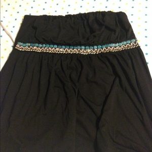 Torrid tube top with beaded detail