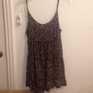 Black Floral Brandy Melville Dress