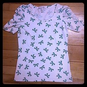 Funky Forever 21 bow-print top!