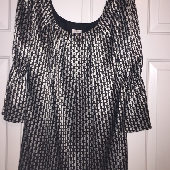 Dress black and white