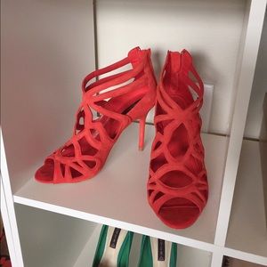 Zara Shoes - Zara red gladiator heels size 39 Zara Shoes - Zara red gladiator heels size 39