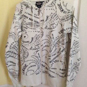 Stretchy Harley Davidson sweatshirt basically new