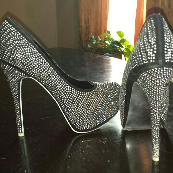 Rhinestone heel
