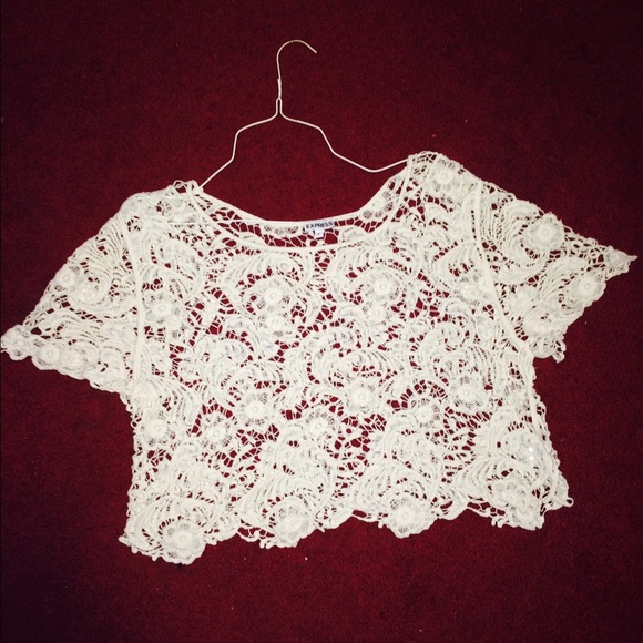 Express cover up crop top