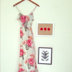 Floral maxi dress