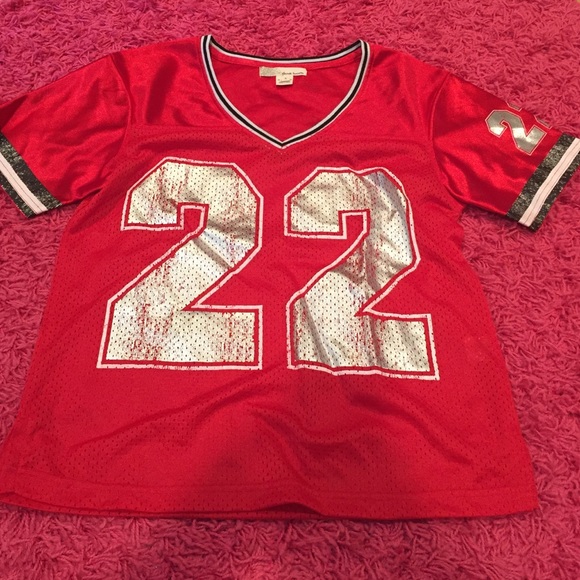Red and black jersey