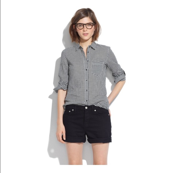 Madewell Black Boy Shorts.