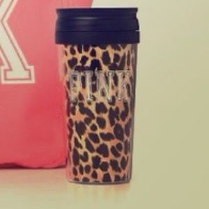 VS PINK Leopard Coffee Cup/Tumbler