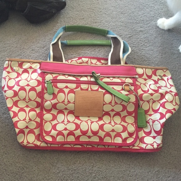 COACH leather bag