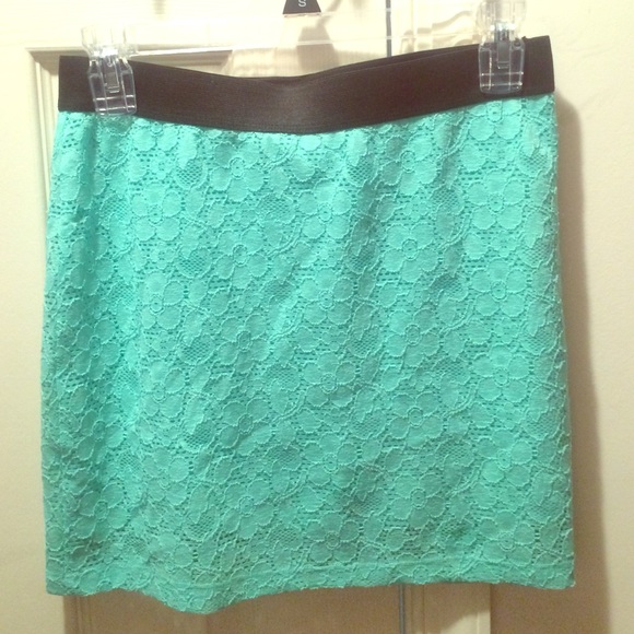 Teal skirt