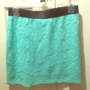 Teal skirt