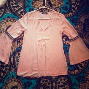 Adorable boutique blush blouse