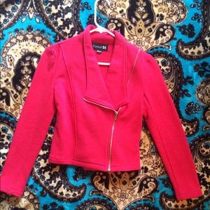 Red forever 21 blazer