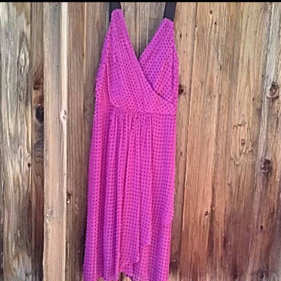 Tracy Reese fushia midi dress