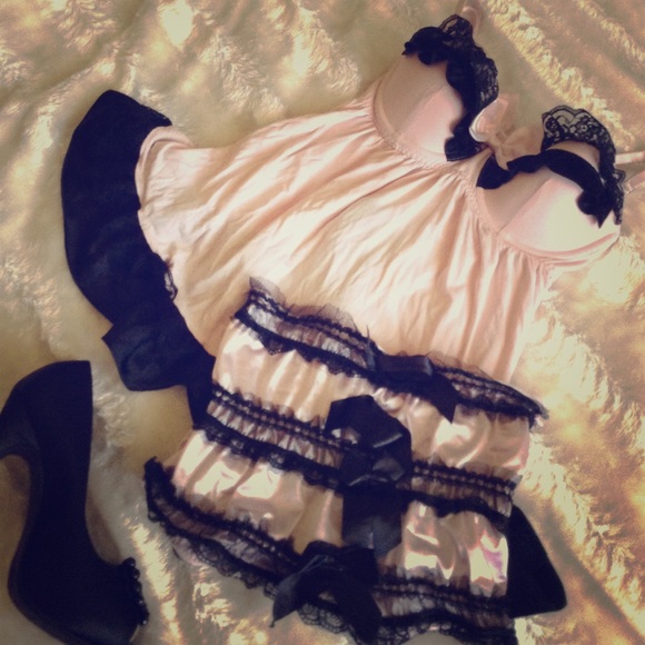 Pale Pink Teddy Set