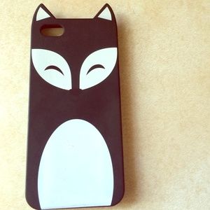 Silicone fox iPhone 5/5s case