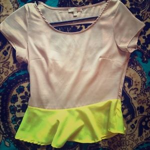 Gianni Bini "peplum" top