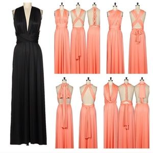 That Glam Girl Boutique Dresses - Black multiway maxi dress That Glam Girl Boutique Dresses - Black multiway maxi dress