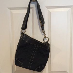 Coach signature black purse
