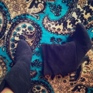Charlotte Russe black heel booties