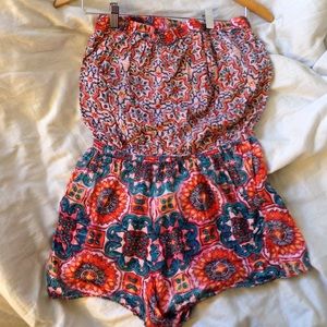 Angie Print Romper