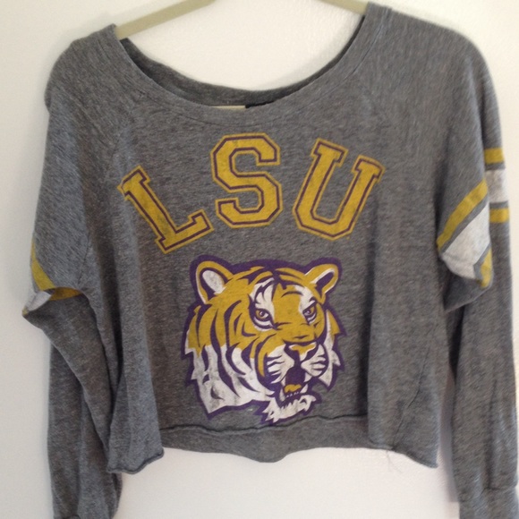 LSU crop top ☁️